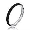 Wholesale Classic 316L Stainless Steel Full Pave CZ Eternity Bangle