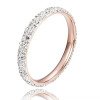Wholesale Classic 316L Stainless Steel Full Pave CZ Eternity Bangle