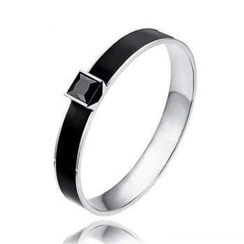 Wholesale 316L Stainless Steel Hinged Clasp Birthstone Bangle Bracelet