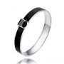 Wholesale 316L Stainless Steel Hinged Clasp Birthstone Bangle Bracelet