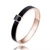 Wholesale 316L Stainless Steel Hinged Clasp Birthstone Bangle Bracelet
