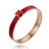 Wholesale 316L Stainless Steel Hinged Clasp Birthstone Bangle Bracelet