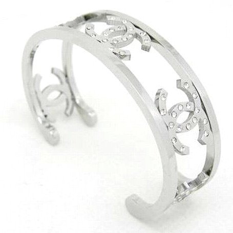 Wholesale 316L Stainless Steel Engraved Open Cuff Bangle