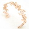 Wholesale 316L Stainless Steel Engraved Open Cuff Bangle