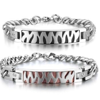 Stainless Steel Bracelet Waterproof Anti-allergy Classic Bangle for Men Women Daily Jewelry Gift