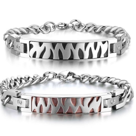 Stainless Steel Bracelet Waterproof Anti-allergy Classic Bangle for Men Women Daily Jewelry Gift