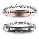 Stainless Steel Bracelet Waterproof Anti-allergy Classic Bangle for Men Women Daily Jewelry Gift