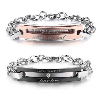 Stainless Steel Bracelet Waterproof Anti-allergy Classic Bangle for Men Women Daily Jewelry Gift