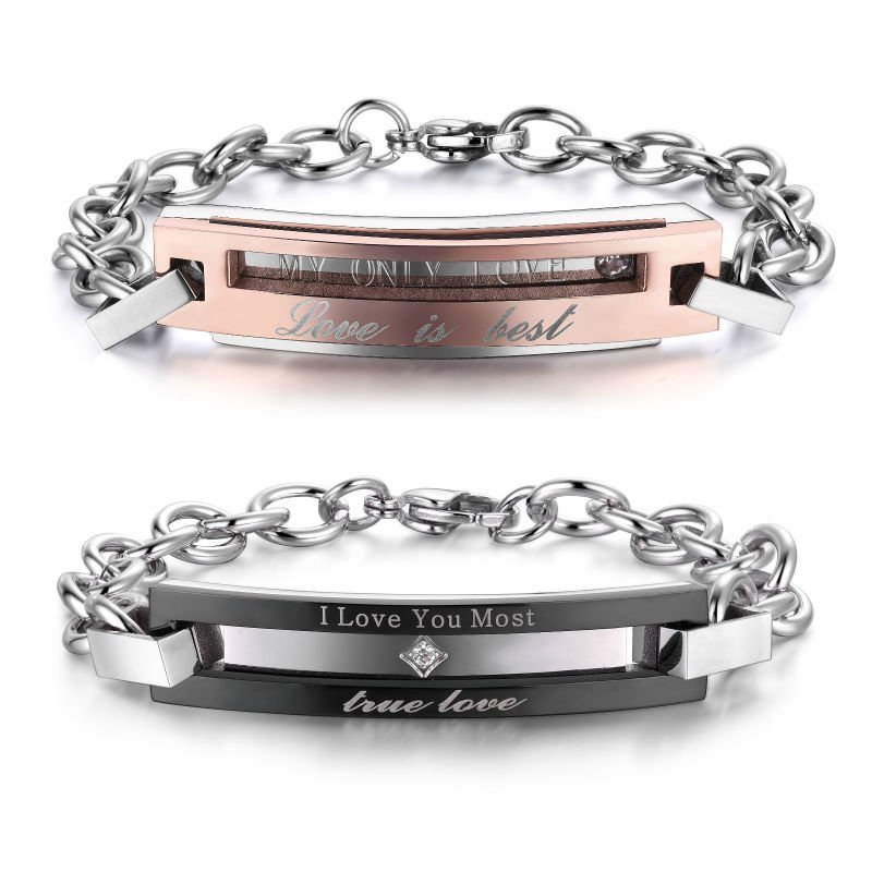 Stainless Steel Bracelet Waterproof Anti-allergy Classic Bangle for Men Women Daily Jewelry Gift