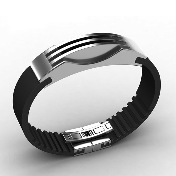 Wholesale 316L Stainless Steel Silicone ID Bracelet for Custom Engraving