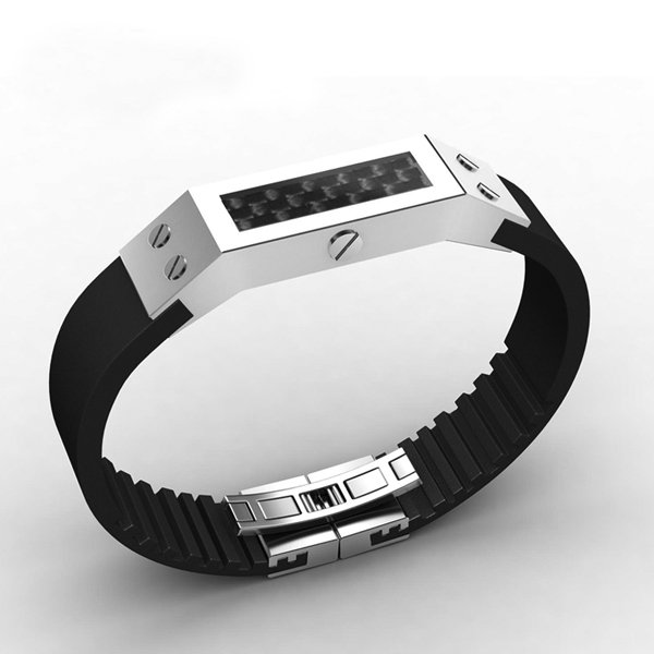 Wholesale 316L Stainless Steel Silicone ID Bracelet for Custom Engraving