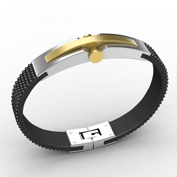 Wholesale 316L Stainless Steel Silicone ID Bracelet for Custom Engraving