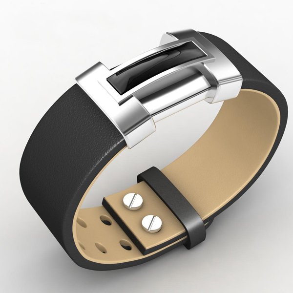 Wholesale Stainless Steel Genuine Leather Minimalist Bracelet Bangle