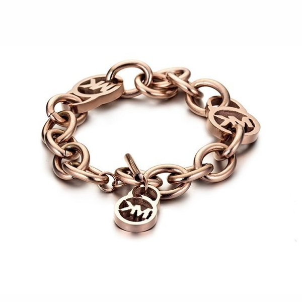 Wholesale Layered 316L Stainless Steel Pendant Charm Bracelet Set