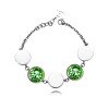 Wholesale 316L Stainless Steel Birthstone Crystal Bracelet