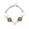 Wholesale 316L Stainless Steel Birthstone Crystal Bracelet