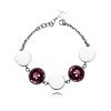 Wholesale 316L Stainless Steel Birthstone Crystal Bracelet