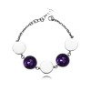 Wholesale 316L Stainless Steel Birthstone Crystal Bracelet