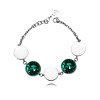 Wholesale 316L Stainless Steel Birthstone Crystal Bracelet