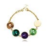 Wholesale 316L Stainless Steel Birthstone Crystal Bracelet