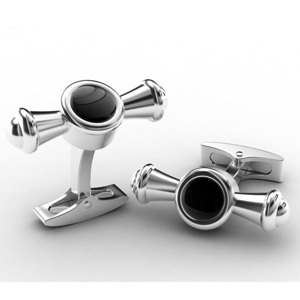 Wholesale Stainless Steel Formal Business Men Cufflinks
