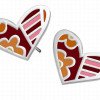 Wholesale 316L Stainless Steel Colorful Enamel Stud Earrings