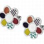 Wholesale 316L Stainless Steel Colorful Enamel Stud Earrings