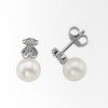 Wholesale 316L Stainless Steel Natural Freshwater Pearl Earrings