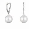 Wholesale 316L Stainless Steel Natural Freshwater Pearl Earrings