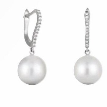 Wholesale 316L Stainless Steel Natural Freshwater Pearl Earrings