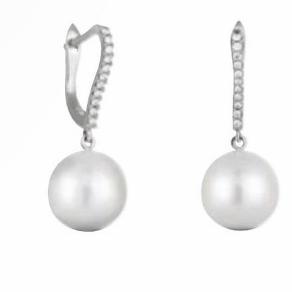 Wholesale 316L Stainless Steel Natural Freshwater Pearl Earrings