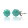 Wholesale Stainless Steel Natural Stone Minimalist Stud Earrings For Women