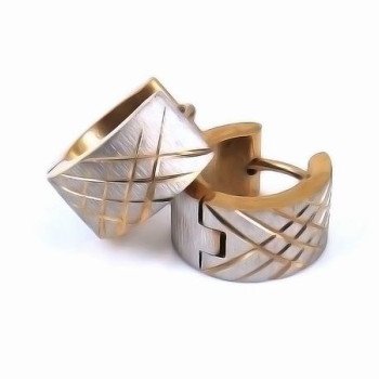Wholesale Minimalist 316L Stainless Steel Hoop Earrings for Women