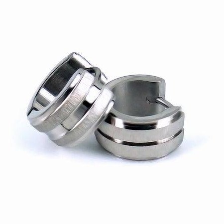 Wholesale Minimalist 316L Stainless Steel Hoop Earrings for Women