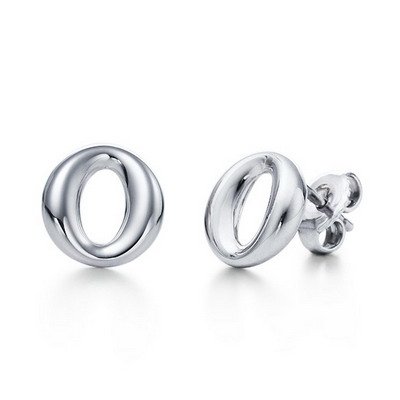 Wholesale Minimalist 316L Stainless Steel Square Geometric Line Stud Earrings