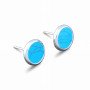 Wholesale 316L Stainless Steel Crossed Line Abstract Geometric Stud Earrings