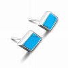 Wholesale 316L Stainless Steel Crossed Line Abstract Geometric Stud Earrings