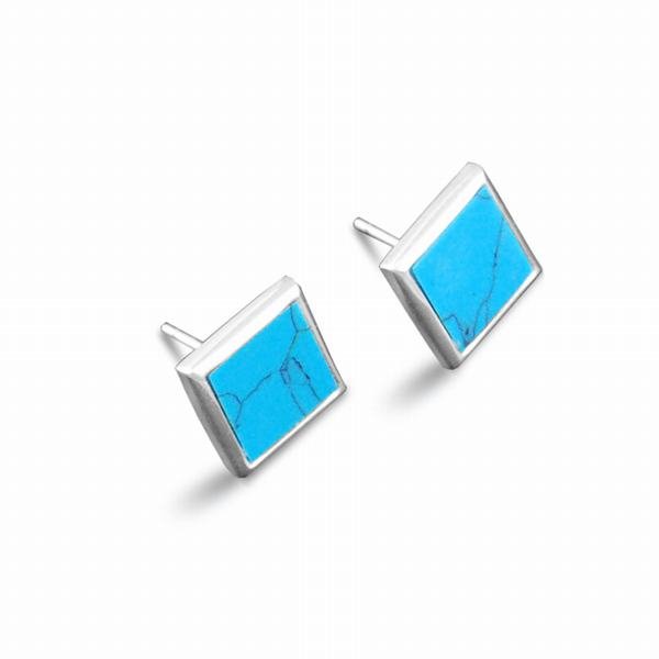 Wholesale 316L Stainless Steel Crossed Line Abstract Geometric Stud Earrings