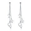 Wholesale Minimalist 316L Stainless Steel Geometric Line Earrings