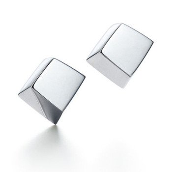 Wholesale Minimalist 316L Stainless Steel Triangle Geometric Line Stud Earrings