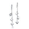 Wholesale Minimalist 316L Stainless Steel Geometric Line Earrings
