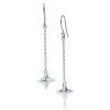 Wholesale Minimalist 316L Stainless Steel Geometric Line Earrings