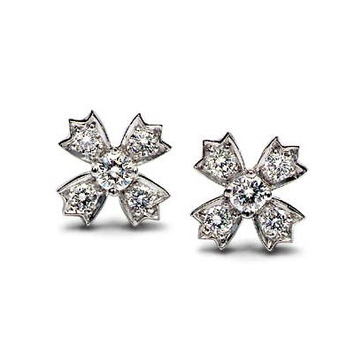 Wholesale 316L Stainless Steel Classic Cubic Zirconia Stud Earrings