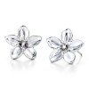 Wholesale 316L Stainless Steel Classic Cubic Zirconia Stud Earrings