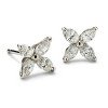 Wholesale 316L Stainless Steel Classic Cubic Zirconia Stud Earrings