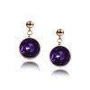 Wholesale 316L Stainless Steel Interchangeable Birthstone Earrings Set