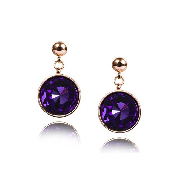 Wholesale 316L Stainless Steel Interchangeable Birthstone Earrings Set