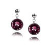 Wholesale 316L Stainless Steel Interchangeable Birthstone Earrings Set
