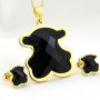 Wholesale 316L Stainless Steel Bear Jewelry Set For Women