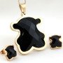 Wholesale 316L Stainless Steel Bear Jewelry Set For Women